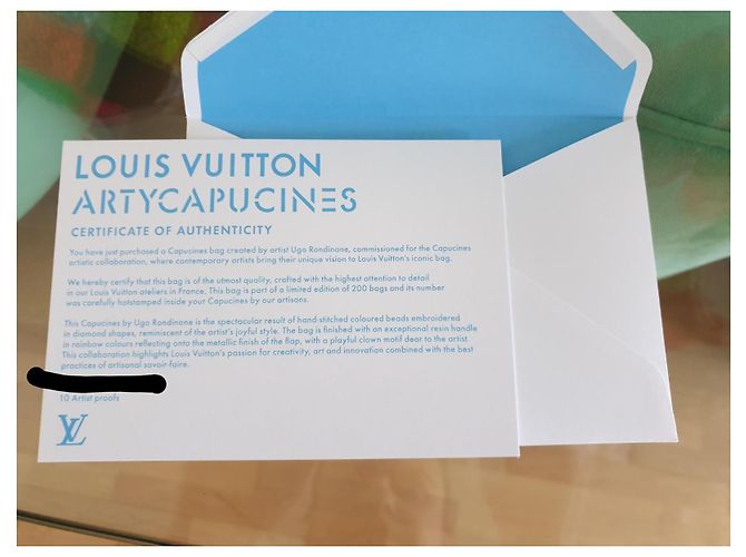 Louis Vuitton Capucines BB Artycapucines / Ugo Rodinone Multicolore - vista 11
