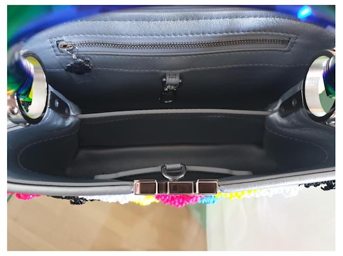 Louis Vuitton Capucines BB Artycapucines / Ugo Rodinone Multicolore - vista 7