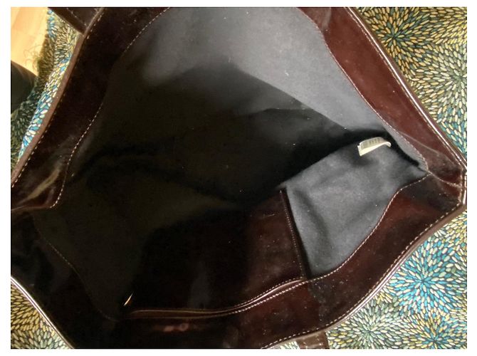 Vanessa Bruno Lack Tasche Braun - Ansicht 6