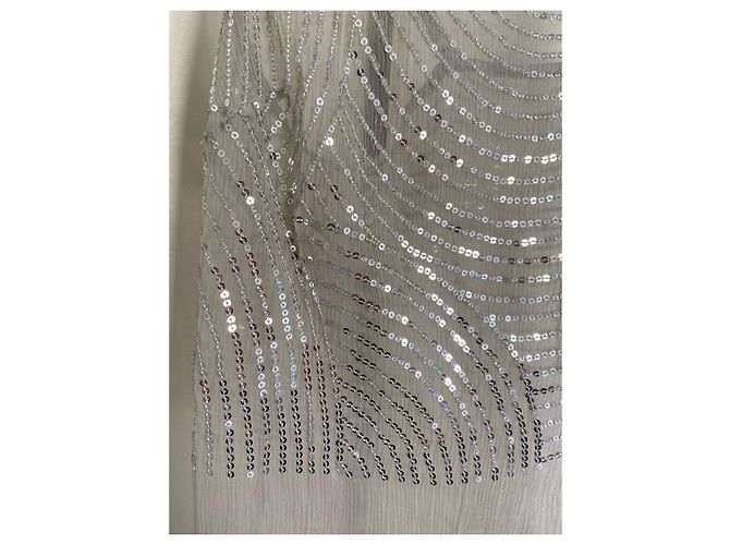 Stella Mc Cartney Stella McCartney Babydoll Grau Transparent mit Pailletten - Ansicht 2