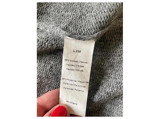 Gerard Darel Poncho Grau Angora - Ansicht 7