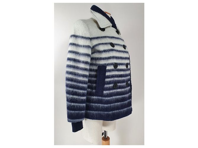 Abrigo azul de lana Jean Paul Gaultier x Lindex - vista 3