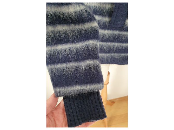 Abrigo azul de lana Jean Paul Gaultier x Lindex - vista 4
