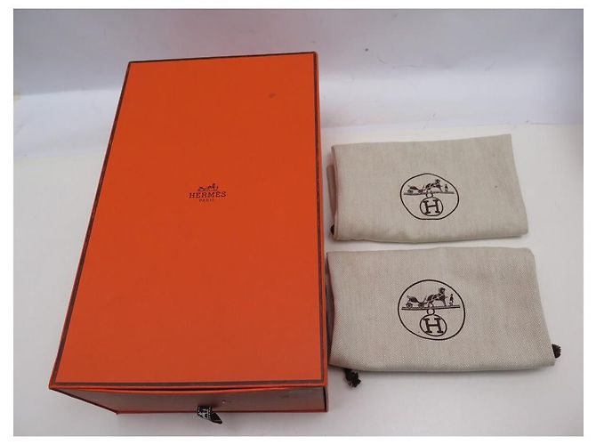 Hermès HERMES JOHN RICHELIEU SCARPE BOUT FLEURI 44 Scarpe in pelle nera Nero - vista 10