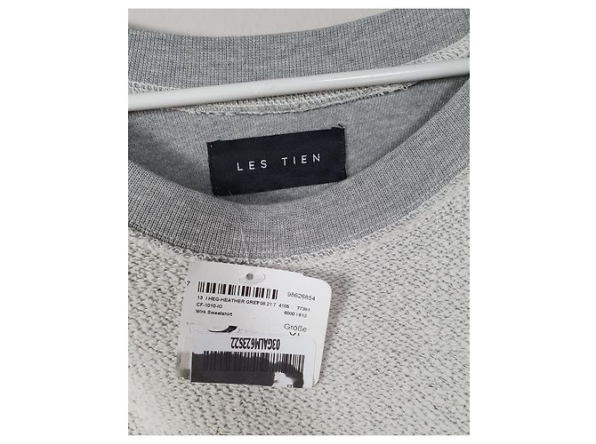 Autre Marque Yours Sweatshirt Grau aus Baumwolle XL - Ansicht 6