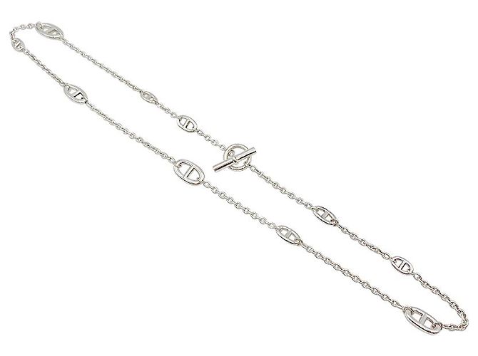 Chaîne d'ancre Hermès lange Halskette,"Farandole", Geld. - Ansicht 2
