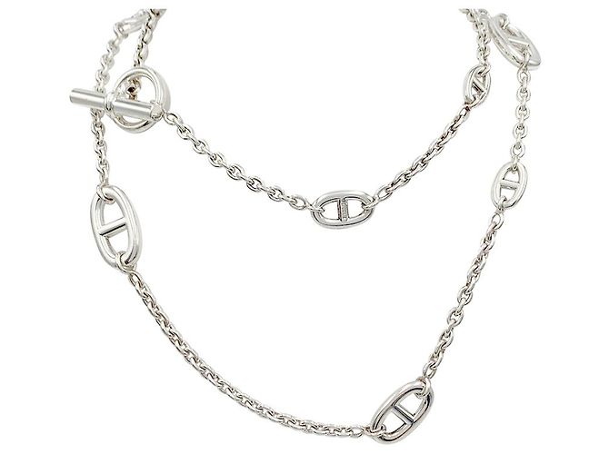 Chaîne d'ancre Hermès lange Halskette,"Farandole", Geld. - Ansicht 6