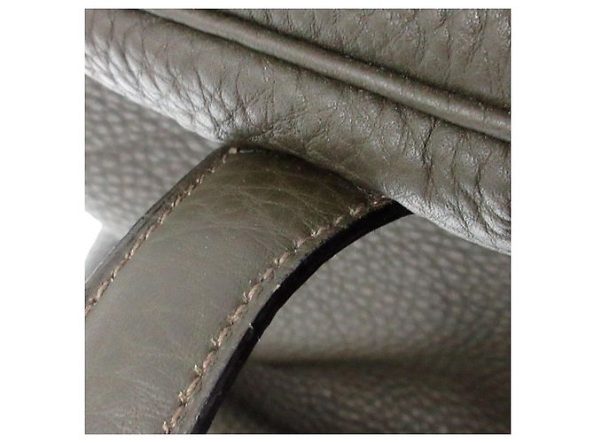 Hermès Borsa da viaggio Hermes Victoria Marrone - vista 13
