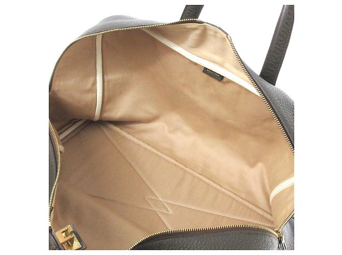 Hermès Borsa da viaggio Hermes Victoria Marrone - vista 6