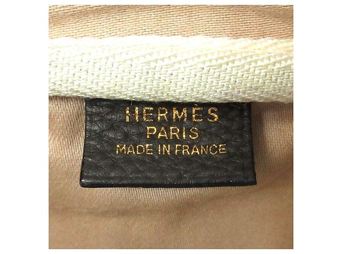 Hermès Borsa da viaggio Hermes Victoria Marrone - vista 8