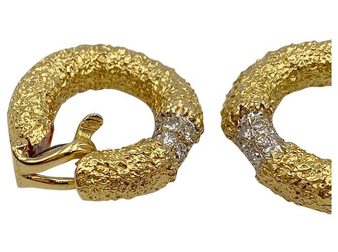 M. GERARD Orecchini M.Gerard in oro giallo e diamanti. - vista 2