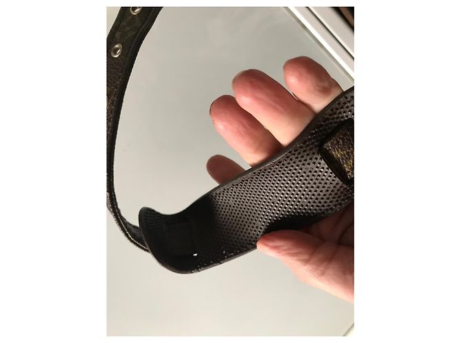 Louis Vuitton Saddlebag Marrone in Tela - vista 4