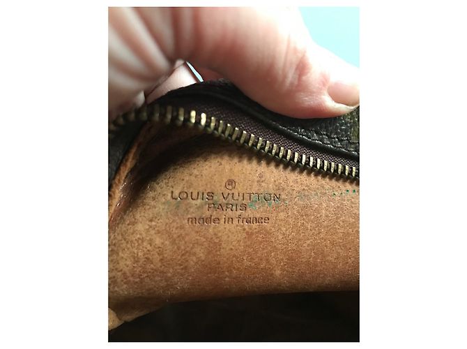Louis Vuitton Saddlebag Marrone in Tela - vista 8