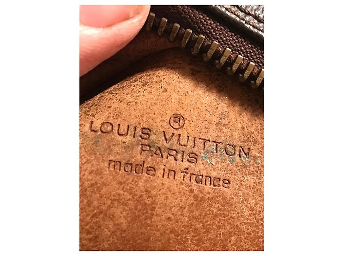Louis Vuitton Saddlebag Marrone in Tela - vista 9