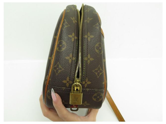 LOUIS VUITTON BORSA A MANO DEAUVILLE MONOGRAM CANVAS M47270 Tracolla Marrone - vista 11