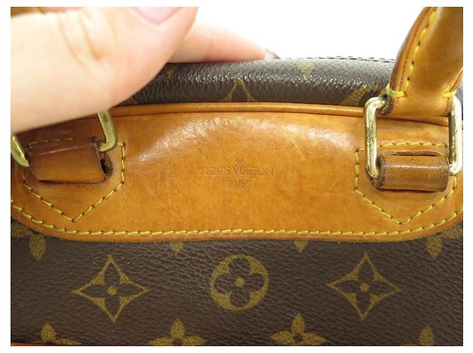 LOUIS VUITTON BORSA A MANO DEAUVILLE MONOGRAM CANVAS M47270 Tracolla Marrone - vista 3
