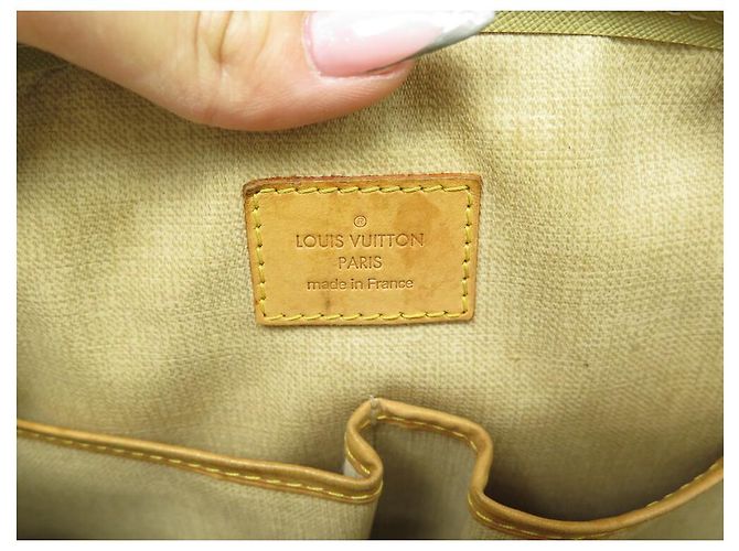 LOUIS VUITTON BORSA A MANO DEAUVILLE MONOGRAM CANVAS M47270 Tracolla Marrone - vista 6