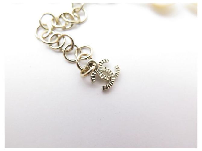 NUOVA COLLANA CHANEL LOGO CC E COLLANA DI PERLE 65 72 COLLANA IN METALLO ORO CM D'oro - vista 3