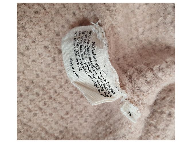 Autre Marque Aiayu Strickjacke Beige aus Baby-Lama - Ansicht 6