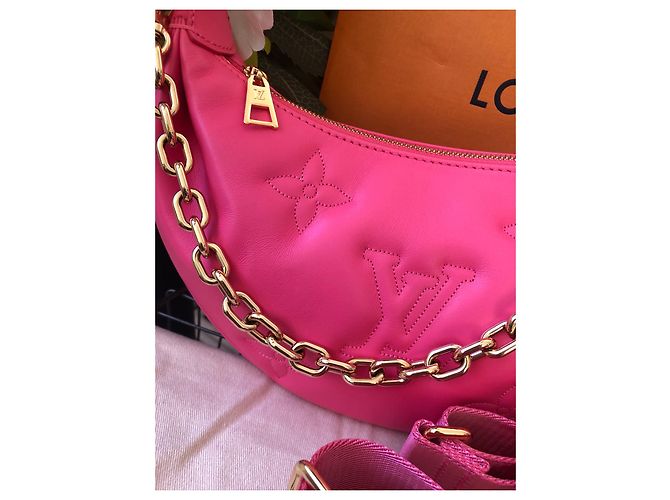 Borsa a mano Louis Vuitton Over the Moon rosa in tessuto - vista 4