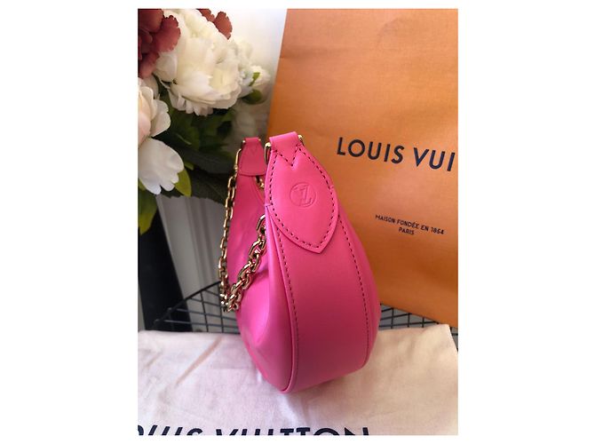 Borsa a mano Louis Vuitton Over the Moon rosa in tessuto - vista 7