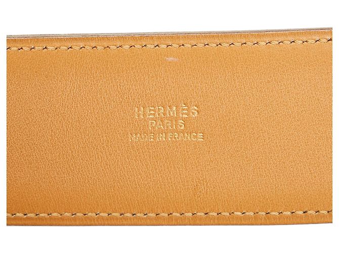 Piano Hermès Hermes schwarzer Klavierledergürtel - Ansicht 4