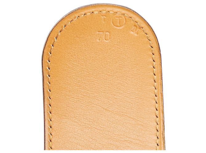 Piano Hermès Hermes schwarzer Klavierledergürtel - Ansicht 5