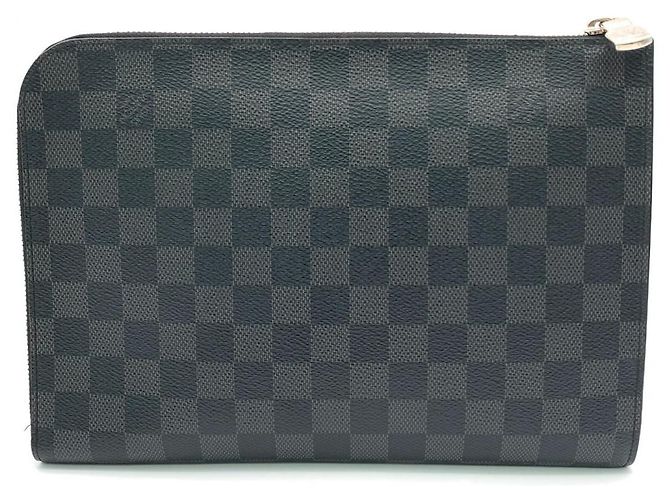Louis Vuitton Damier Graphite Pochette Jour PM Pochette Gris - vue 3