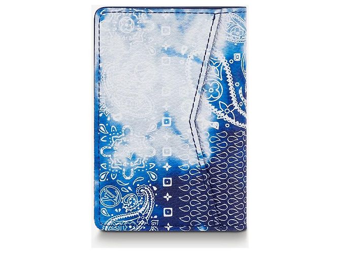 Louis Vuitton LV Pocket Organizer Bandana nuovo Blu - vista 3