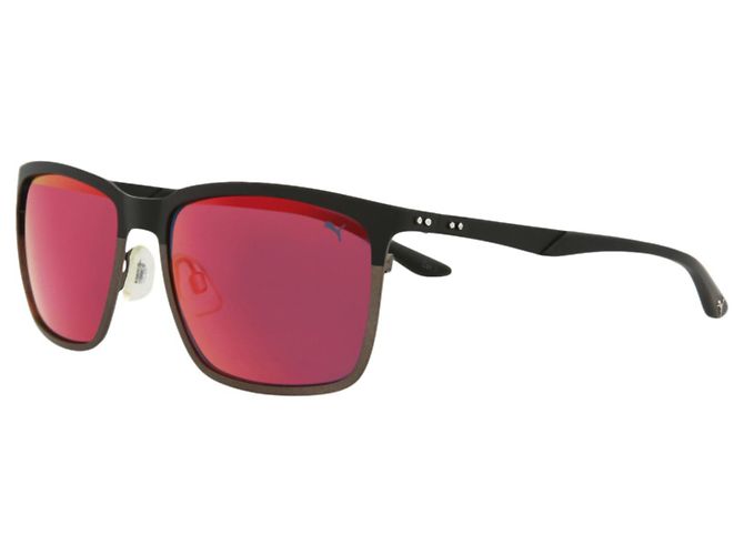 Puma Sonnenbrille aus Metall mit quadratischem Rahmen - Ansicht 2