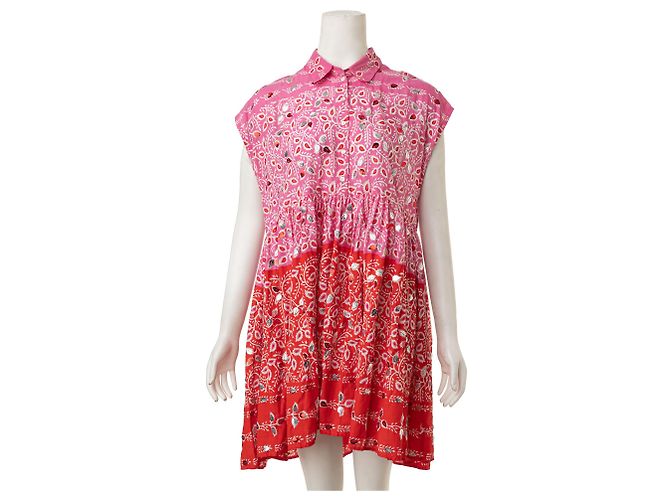 Juliet Dunn Mini abito con paillettes Arancione - vista 2