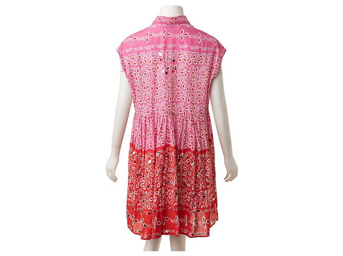 Juliet Dunn Mini abito con paillettes Arancione - vista 3