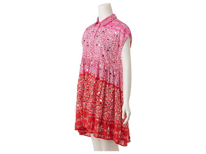 Juliet Dunn Mini abito con paillettes Arancione - vista 4