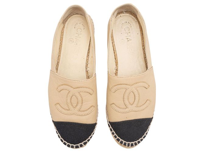 Chanel Interlocking CC Logo Espadrilles - view 3