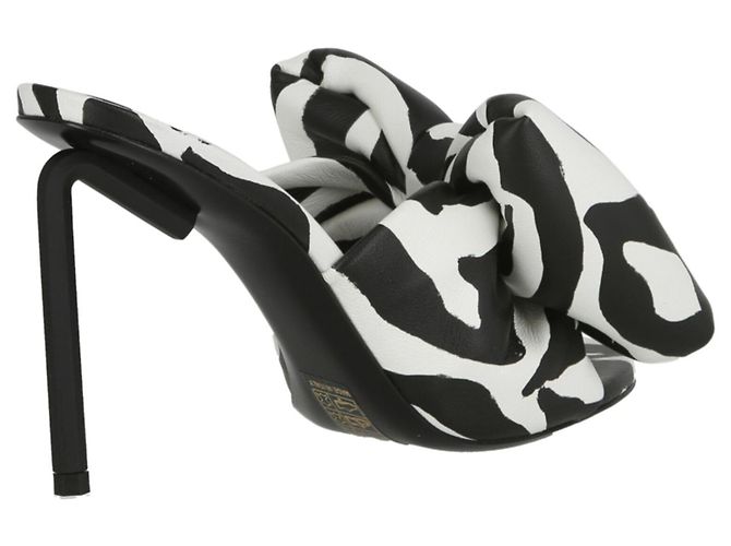 Off White Off-White Zebra Print Bow High Sandalen - Ansicht 3