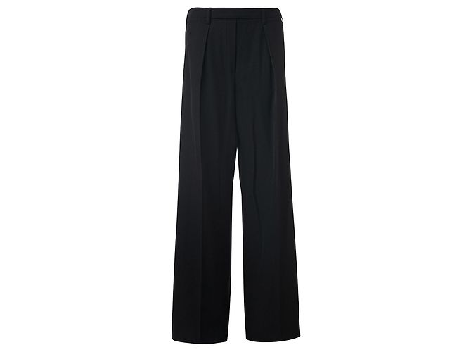Hermès Plissee-Jogginghose Schwarz - Ansicht 2