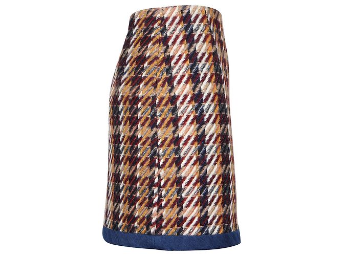 Minigonna Sandro 'Nasty' in Tweed in Cotone Multicolor - vista 2