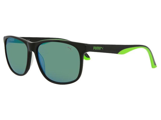 Puma Sonnenbrille mit quadratischem Rahmen aus Acetat - Ansicht 2