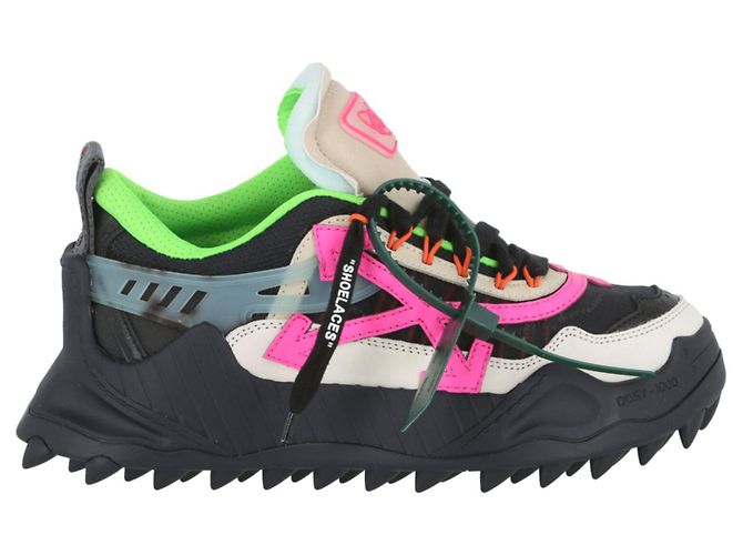 Baskets Off-White ODSY-1000 Femme - Blanc Cassé, Cuir Et Maille, Pointure 8 US - Neuf Sans Boîte