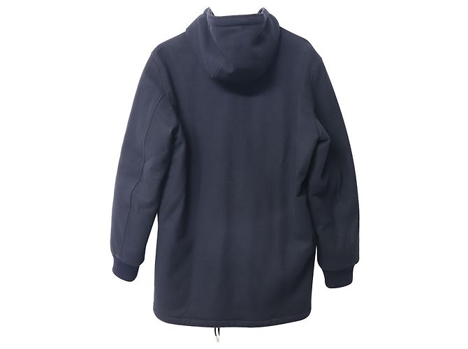 Cappotto Sandro Paris con cappuccio in lana nera Nero - vista 2