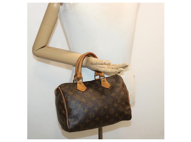 Speedy Louis Vuitton-Monogramm schnell 25 Handtasche M.41528 LV Auth rd3857 - Ansicht 25