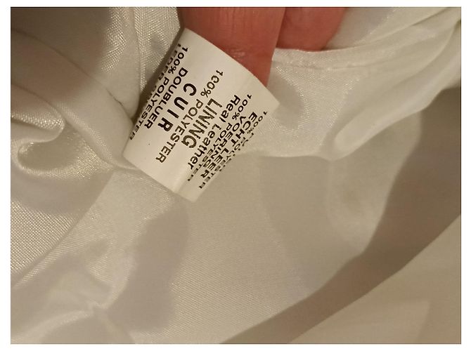 Autre Marque Perfecto white leather biker jacket - view 6