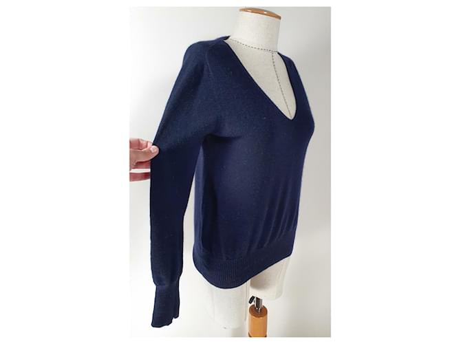 FTC Kaschmir Pullover in Marineblau - Ansicht 4