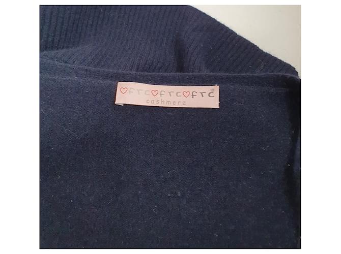 FTC Kaschmir Pullover in Marineblau - Ansicht 6