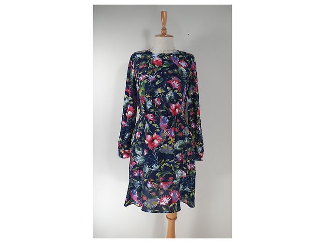 J.Crew Blumenkleid aus Polyester Mehrfarben - Ansicht 2