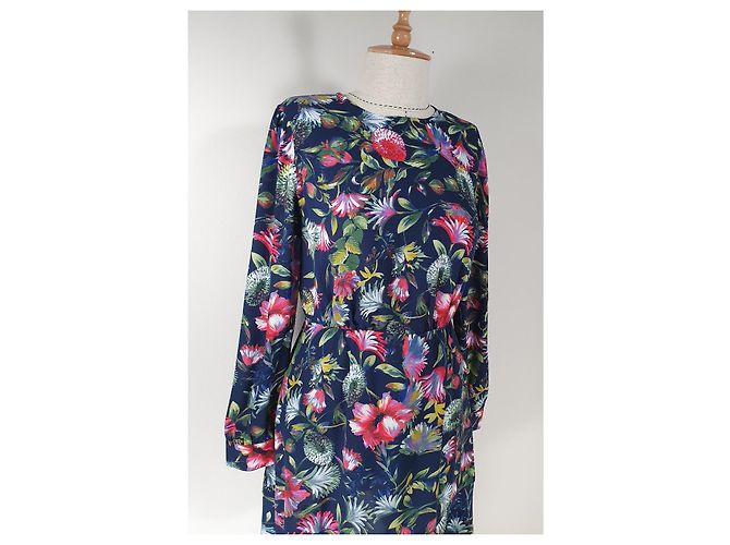 J.Crew Blumenkleid aus Polyester Mehrfarben - Ansicht 3