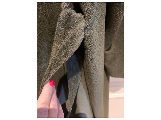 Hermès Hermes Lodenmantel Dunkelgrün - Ansicht 11
