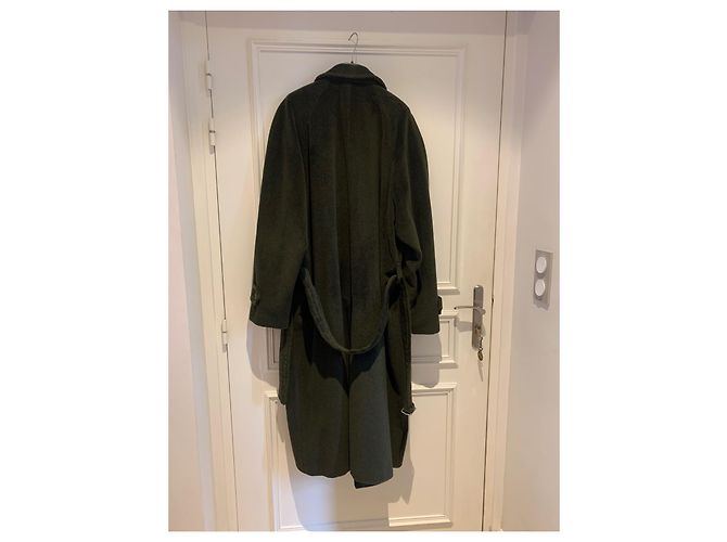 Hermès Hermes Lodenmantel Dunkelgrün - Ansicht 3