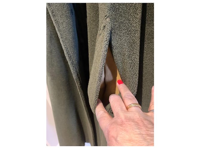Hermès Hermes Lodenmantel Dunkelgrün - Ansicht 6