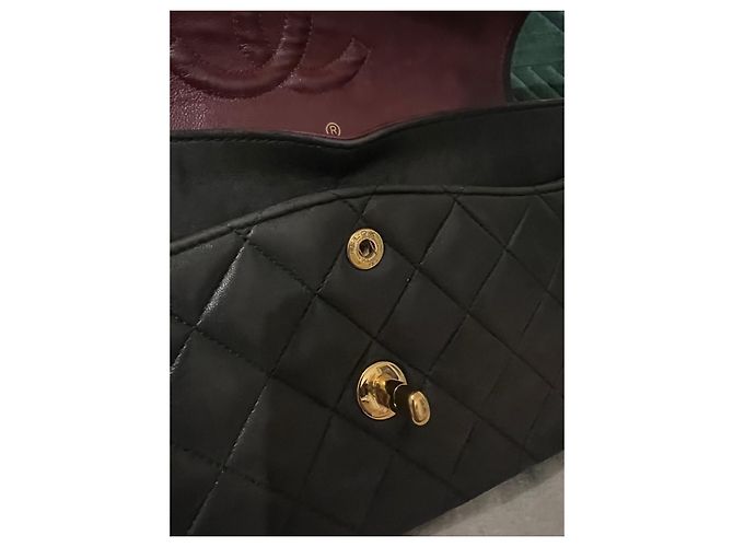 Timeless Chanel mittel gefütterte Klappe Schwarz - Ansicht 11